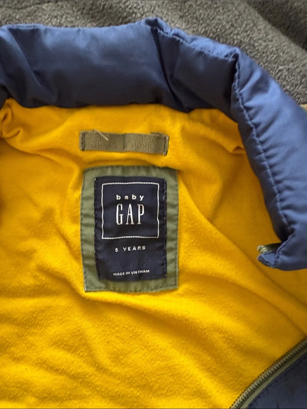 Baby GAP Olive Green Hooded Kids Field Jacket